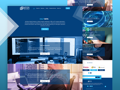 Gulf Data adobe photoshop adobe xd animation design ui uiux web design