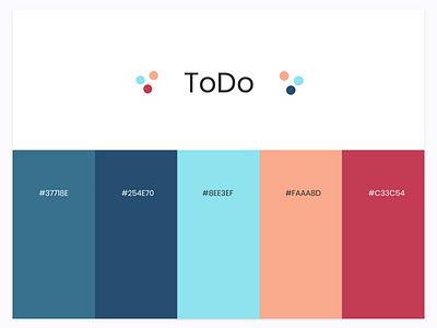 ToDo Branding brand design branding branding design clean color color palette ui