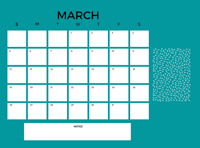 March 2020 2020 bujo calender corona coronavirus design designer graphic graphicdesign graphicdesigner march minimal monthly months newyear pattern torquise year