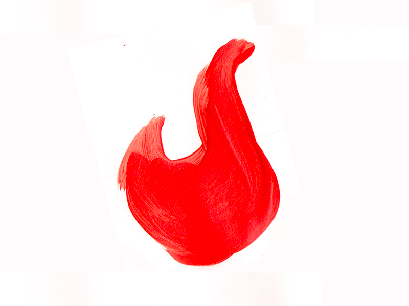 Start More Fires matchstic paint brush red typography