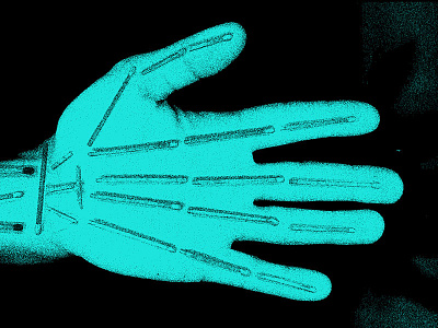 X-Ray Matches copy hand matches matchstick texture xerox