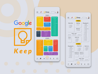 Google Keep App  Concept Design