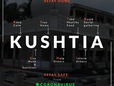 coronavirus banner kushtia