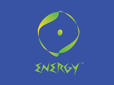 Energy branding drink energy logo sport