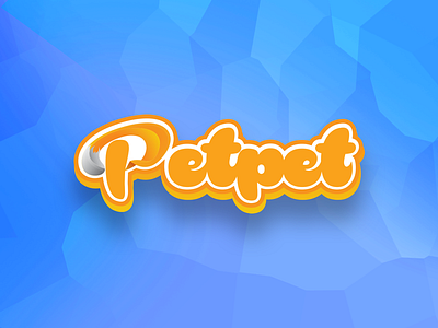 Petpet animals app branding fun logo petpet pets social