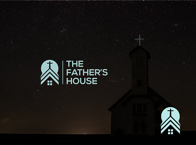 Church logo (the father's house) branding design gradient graphic graphic design graphicdesign identity identity branding illustration illustrator landing page lettering logo logo a day logo design logodesign logos logotype pattern photoshop