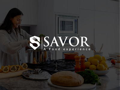 SAVOR ( a restaurant logo) branding graphicdesign identity branding illustrator logo logo a day logo design logodaily logodesign logodesigner logos logotype