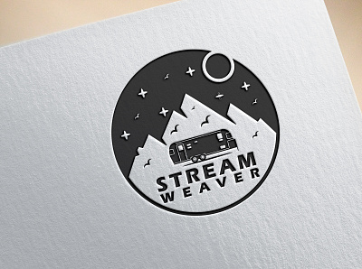 Air stream logo design. airstream branding design graphic design graphicdesign identity branding illustration illustrator logo logo a day logo maker logodesign logotype motion graphics ui