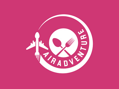 AirAdventure (food&travel) logo design logo troll wars