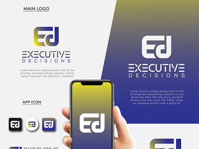 Executive Decisions logo design