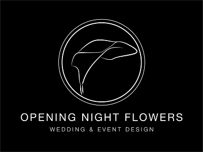 Opening Night Flowers Logo Rework