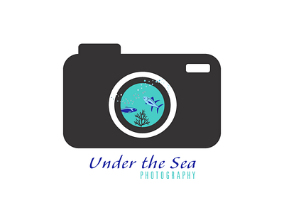 Under the Sea Photography adobe adobe illustrator adobe illustrator cc camera camera logo design logo logo challenge photography random logo under the sea underwater underwater logo vector vector art vector logo