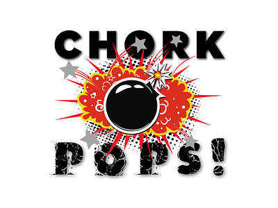 CHORK POPS! adobe illustrator cc brand branding graphic design graphic designer logo logos vector vector art vector logo