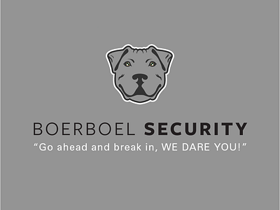 Boerboel Security advertising branding graphic designer logo logo design logo designer logos vector vector image vector logo