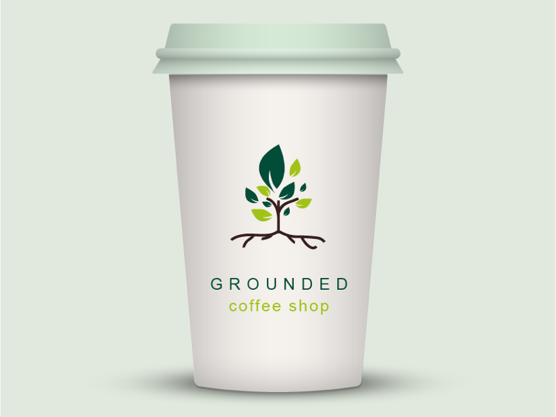 Grounded Coffee Shop Logo Logo by Bryce Corbridge on Dribbble