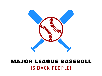 MLB is Back Logo