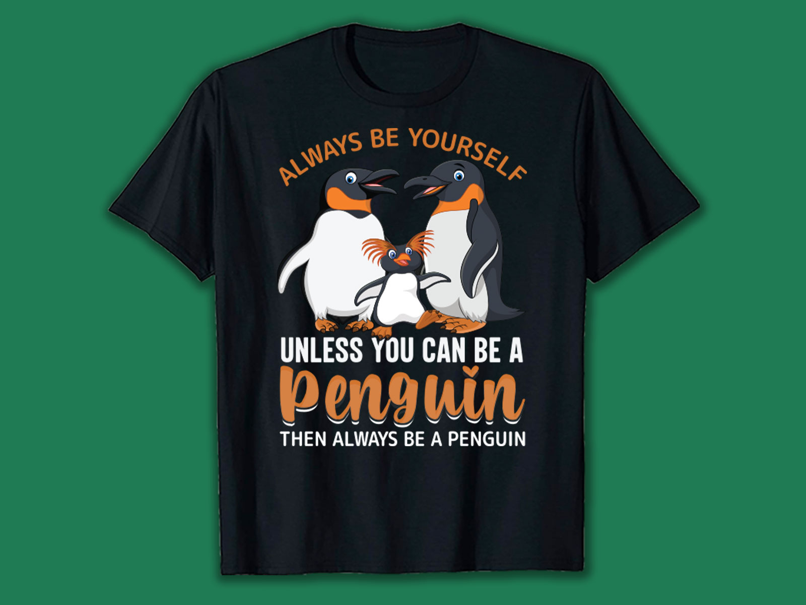 Penguin T-Shirt Design bundle by Versatile T-shirt on Dribbble