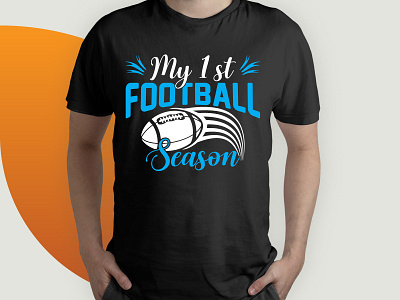 my 1 st football season, American football tee illustration soccer tshirt design yard 🤗 football shirt