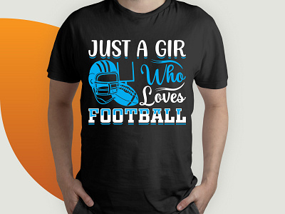 Just a Girl Who Loves Football t shirt design best footballplayer best selling t shirt football best footballplayer just a girl who loves football nft club nft football t shirt usa football