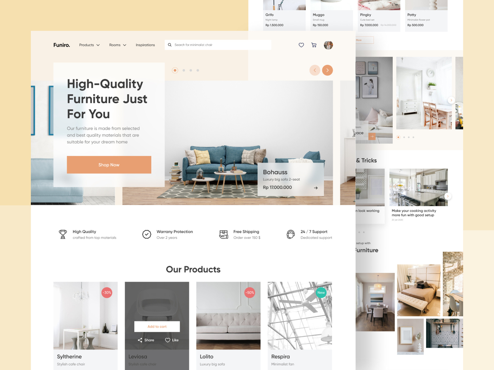 Design Web Furniture by Heart Stone on Dribbble
