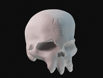 Skull abstract abstract art atmosphere b3d blender blender3d blender3dart geometry sculpt sculpting sculpture