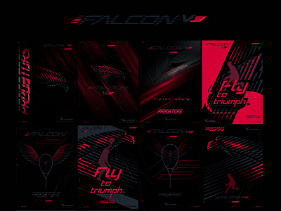 Falcon / Art Concept design illustration typography vector