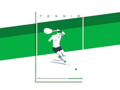 Tennis branding design flat graphic design illustration illustrator minimal poster art poster design sport sports sports branding sports design vector