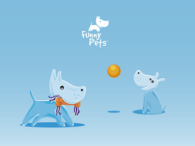 Illustrations for Funny Pets branding design flat graphic design identity illustration illustration art illustrations illustrator logo minimal pests pet petshop pettoy ui vector