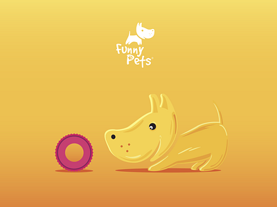 Illustrations for Funny Pets branding design flat graphic design identity illustration illustration art illustrations illustrator logo minimal pet pets petshop pettoy ui vector