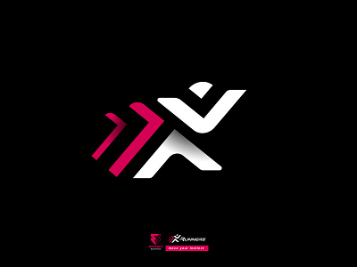 Runners atletico design flat icon isotype logo minimal runner running sport sports branding sports design sports logo sportwear typography vector