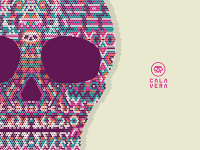 CalaVera design flat graphic design graphics icon illustration illustrator logo mexican mexican art minimal poster art skull skull art skull logo skulls vector