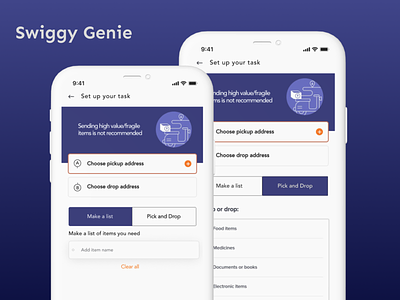 Swiggy Genie - UX Case Study analysis app branding design research researcher ui user experience userinterface ux uxdesign uxresearch