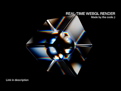 WebGL Morphing Geometry 3d 3d animation 3d art animation colorful creative glass glsl iridescent loop motion design motion graphic realtime spectrum webgl