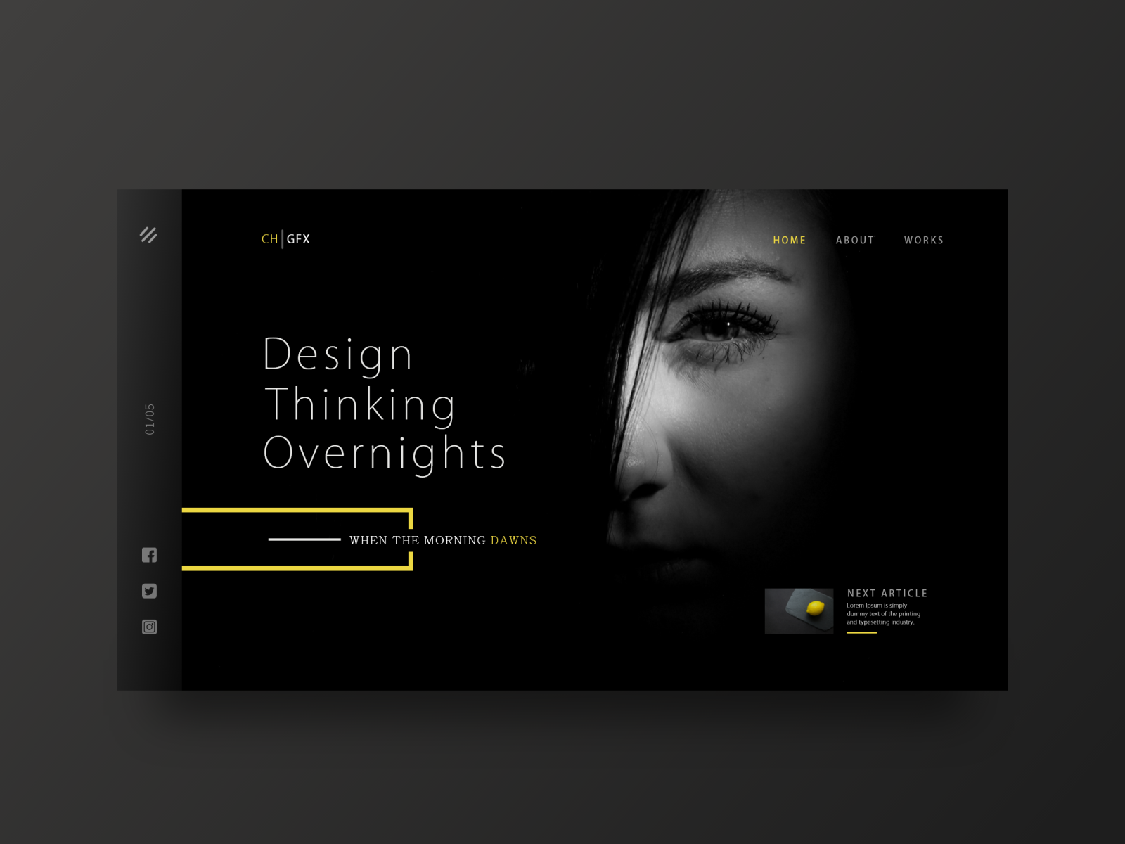 Dark Theme Website Header Design By Akib Rahman Eham On Dribbble