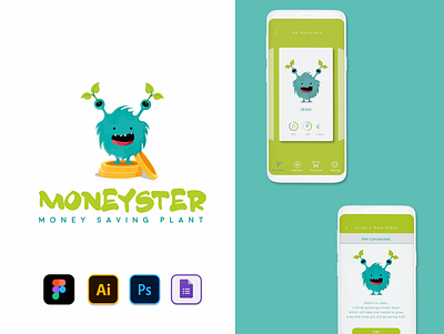 Moneyster - Part 1 app design digital figma identity illustration research ui ux vector web