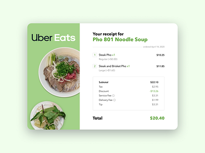Daily UI 017—Email Receipt