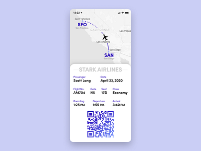 Daily UI 024—Boarding Pass app app design boarding pass daily daily 024 daily ui daily ui 024 dailyui dailyuichallenge design figma interface ui ui design