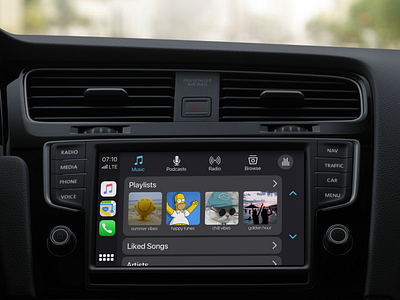 Daily UI 034—Car Interface car interface daily daily 034 daily ui daily ui 034 dailyui dailyuichallenge design interface sketch spotify ui ui design