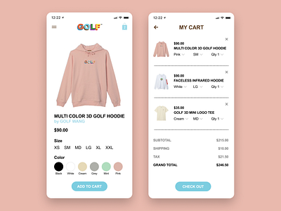 Daily UI 058—Shopping Cart