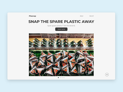 Plasnap - Snap the spare plastic away advisor branding capture design finland landingpage plastic snap ui ux web webdesign