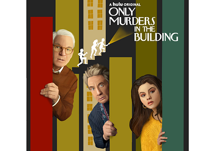 Only Murders in the Building art artist illustration procreate