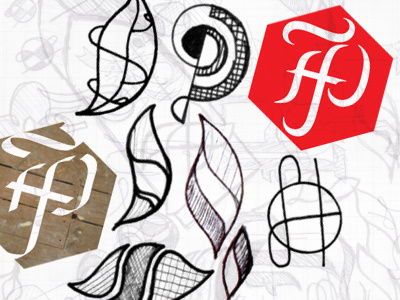PfH logo sketching branding logo
