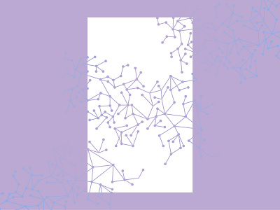 Branches daily data fractal lavender