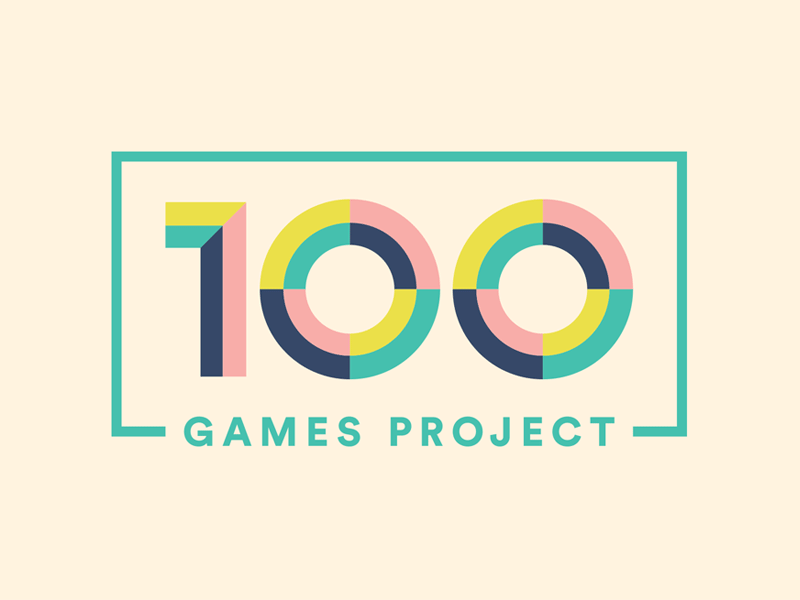 The 100 Games Project animation beveled clean fun games gif retro