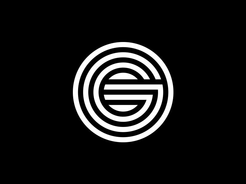 Gravity Studios black white bold branding chicago clean gravity minimal recording studio