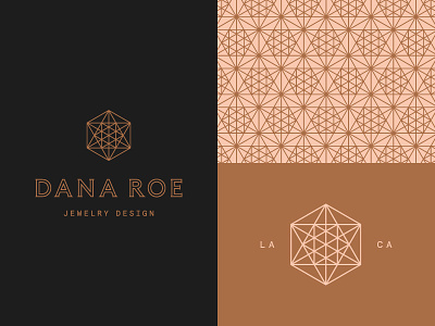 Dana Roe 01 branding cosmic designer geometric geometry jewelry logo mono line sacred
