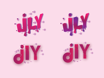 JLY design illustration logo minimal typography vector