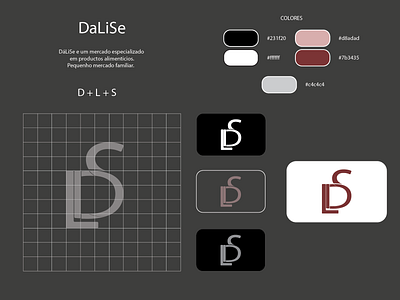 Dalise adobe illustrator cc design illustration logo logodesign logotype typography vector