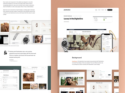 David Rosas • Case Study Page corporate website design ecommerce ecommerce business ecommerce shop jewelry productdesign shopify shopify marketing shopify website ui ux website website design