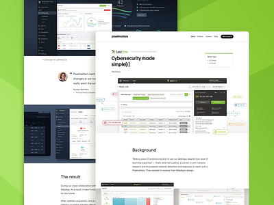 Lastline • Case Study Page creativeagency cybersecurity design designagency product product design productdesign ui uidesign uiux user interface ux uxdesign uxui webapp webdesign